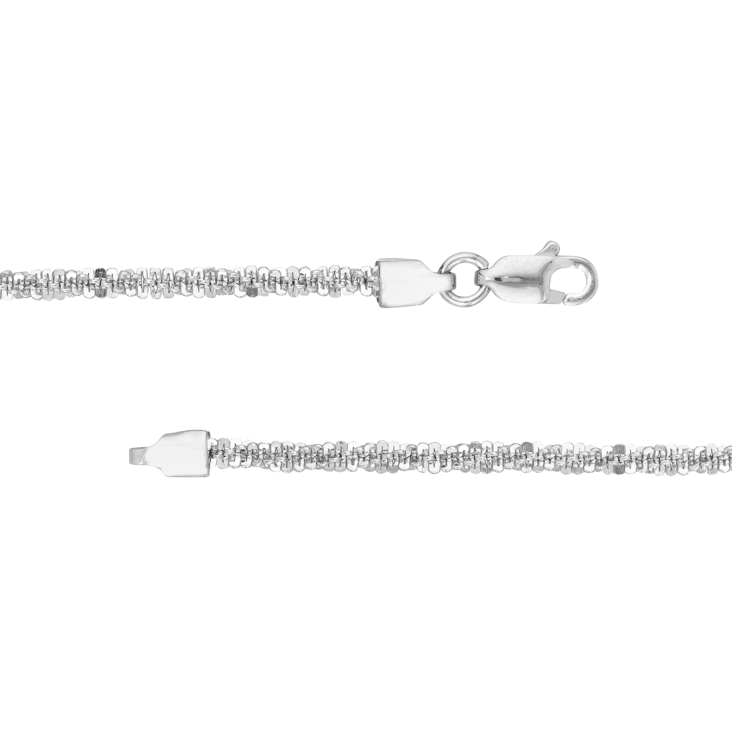 Sterling Silver 2.25mm Sparkle Chain with Lobster Lock