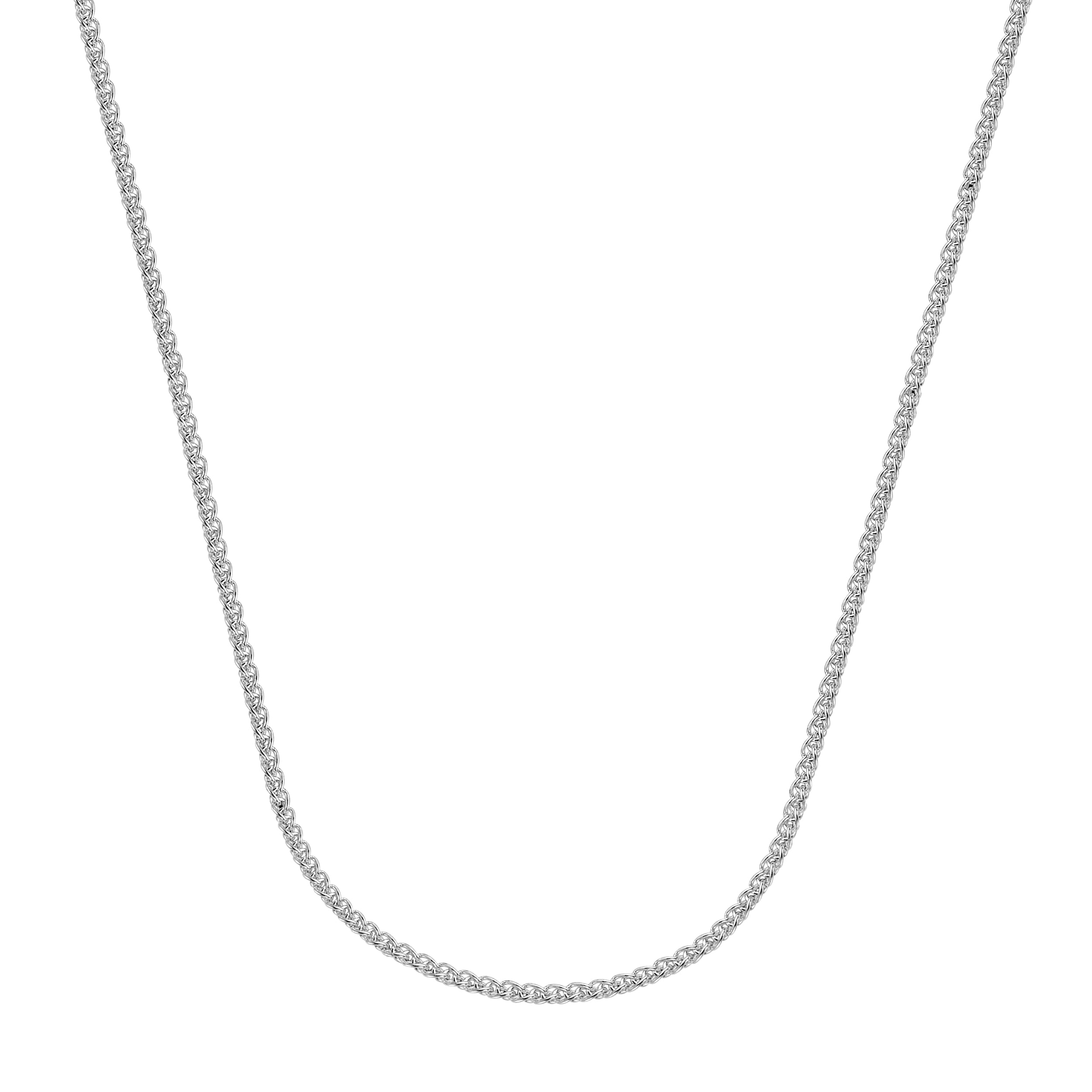 Sterling Silver 1.25mm Wheat Chain with Lobster Lock