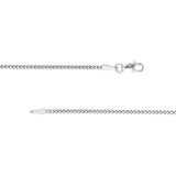 Sterling Silver 1.45mm Franco Chain with Lobster Lock