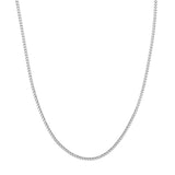 Sterling Silver 2.5mm Franco Chain with Lobster Lock