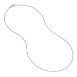 Sterling Silver 1.35mm Pendant Rope Chain