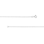 Sterling Silver 1.35mm Pendant Rope Chain