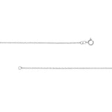 Sterling Silver 1.35mm Pendant Rope Chain