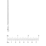 Sterling Silver 3.7mm Light Curb Chain with Lobster Lock