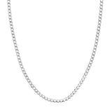 Sterling Silver 4.4mm Light Curb Chain with Lobster Lock
