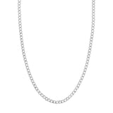 Sterling Silver 5.2mm Light Curb Chain with Lobster Lock