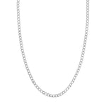 Sterling Silver 5.2mm Light Curb Chain with Lobster Lock