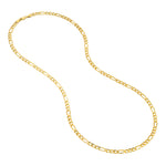 4.90mm Hollow Cuban Figaro Chain