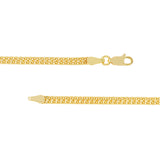 2 Row Hollow Wheat Chain Bracelet