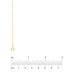 0.95mm Two-Tone Barrel Saturn Chain