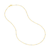 0.95mm Two-Tone Barrel Saturn Chain