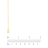 0.95mm Two-Tone Barrel Saturn Chain