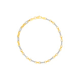 Two-Tone Hollow 3+1 Forzentina Chain