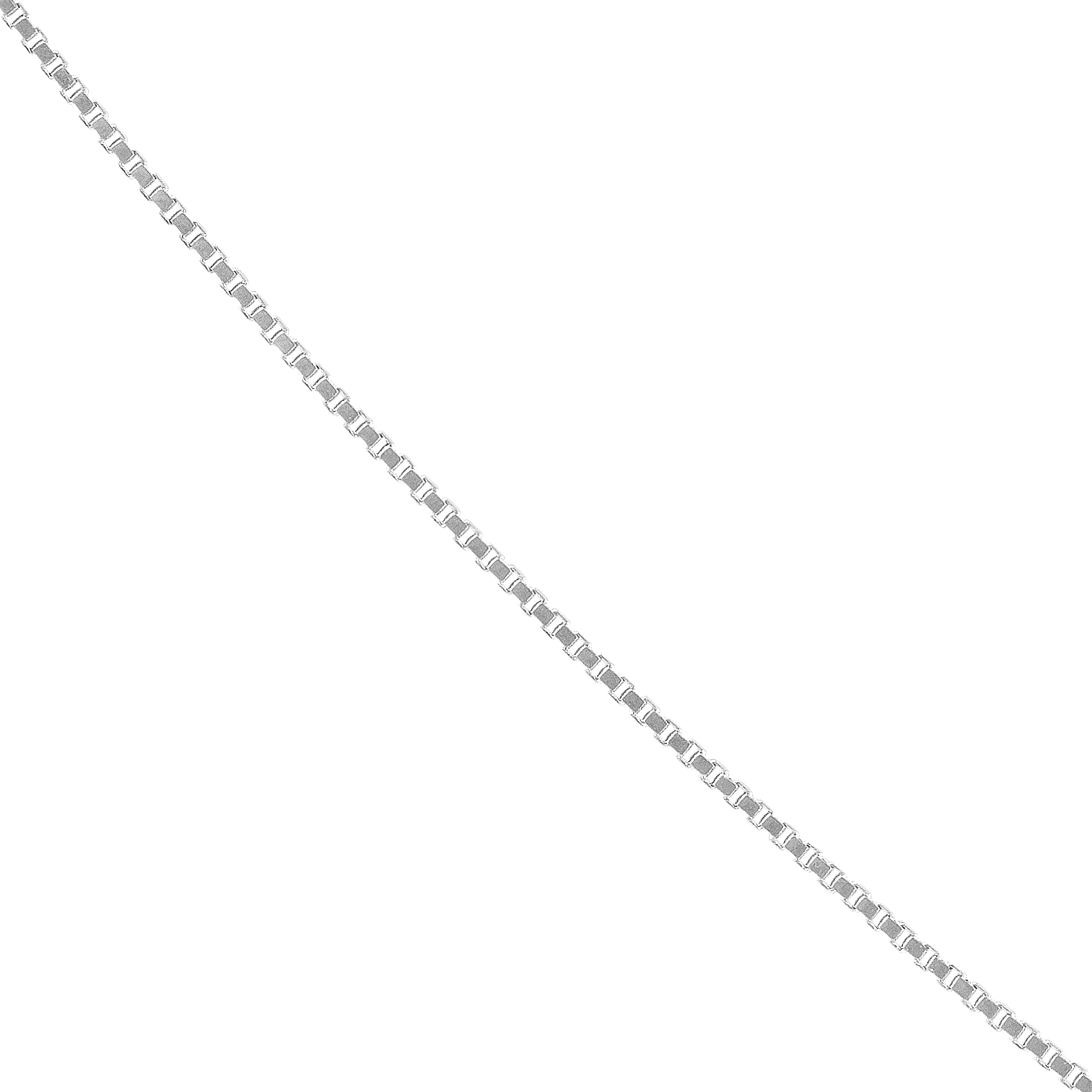 0.55mm Box Chain with Spring Ring and Q-Tag