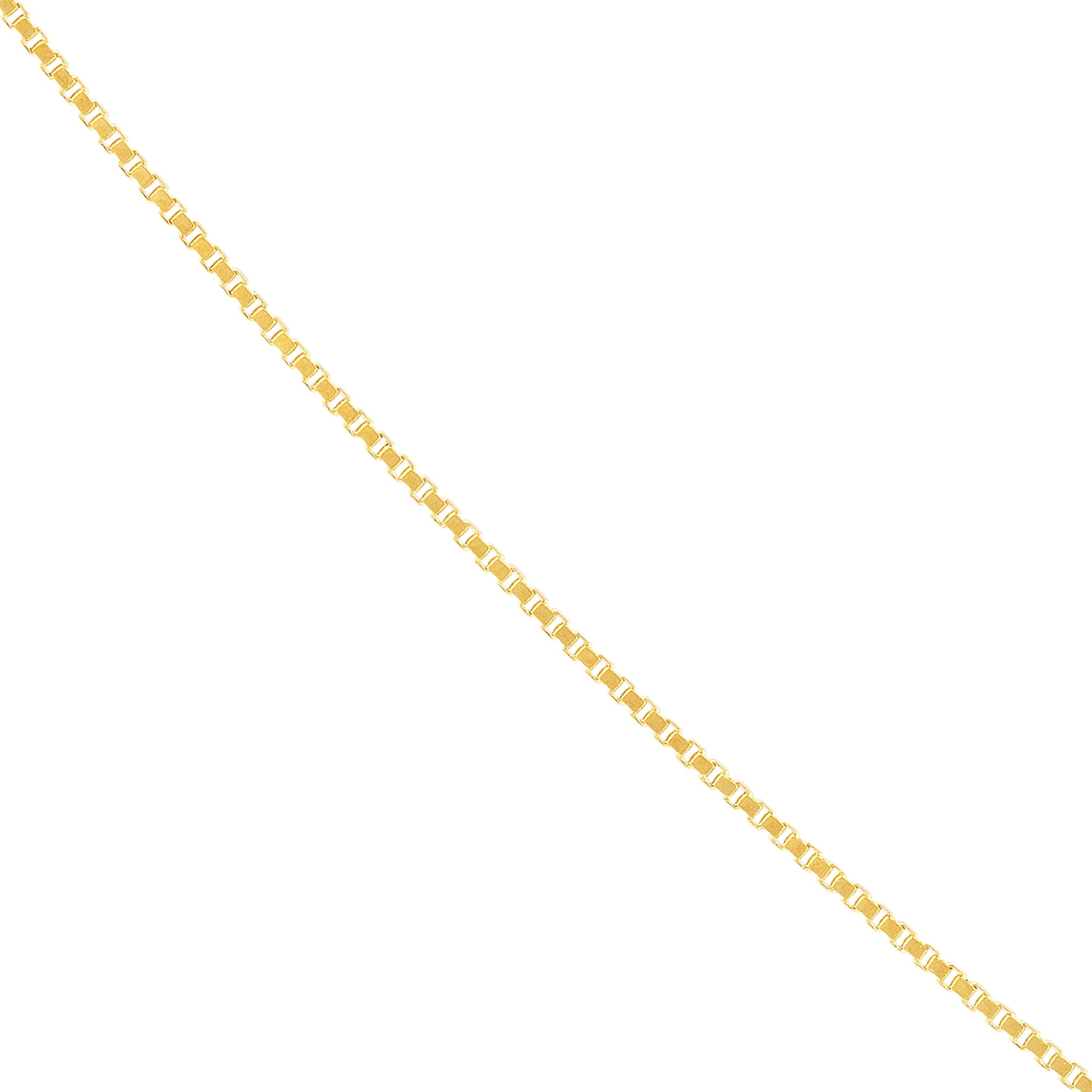 0.55mm Box Chain with Spring Ring and Q-Tag