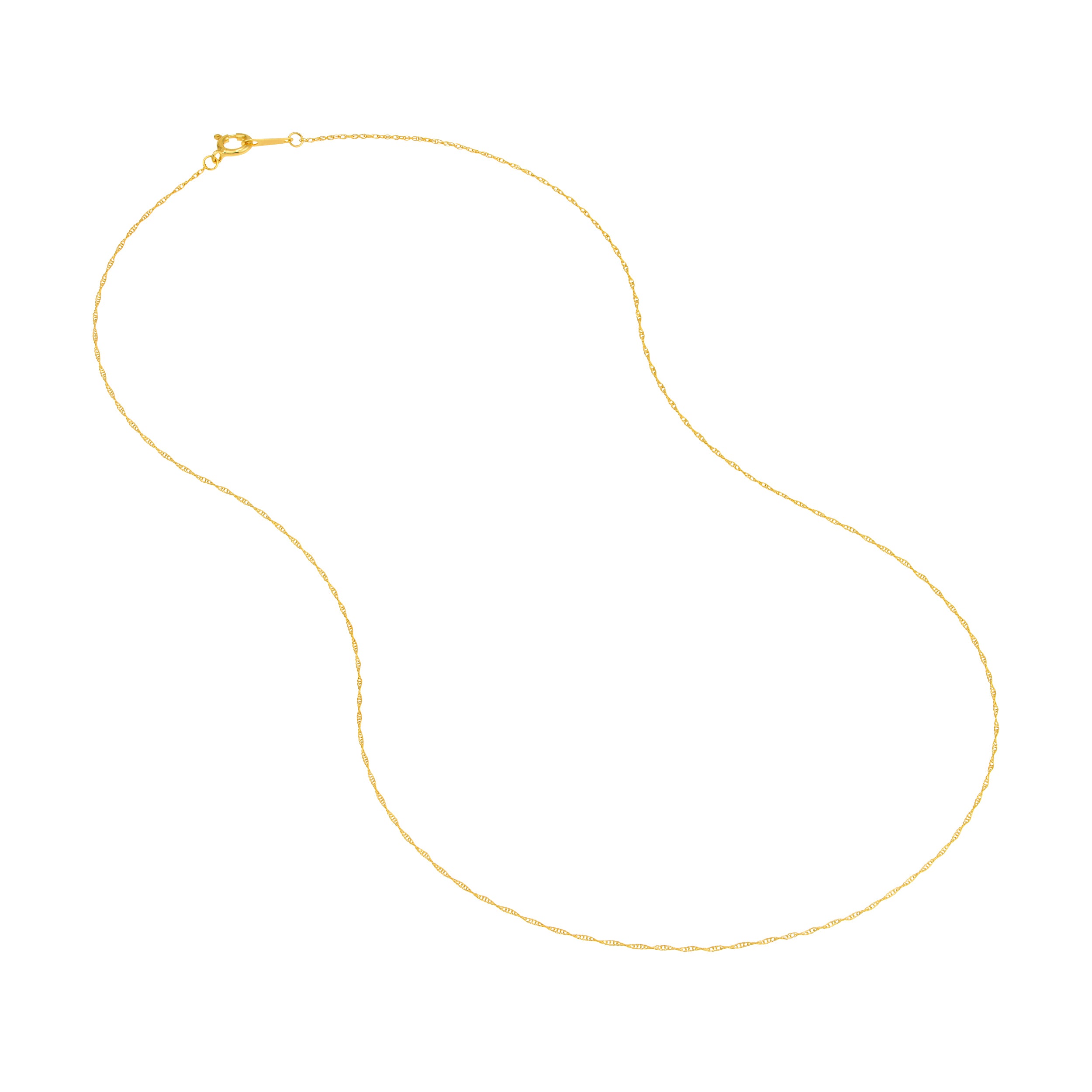 0.80mm Pendant Rope with Spring Ring Chain