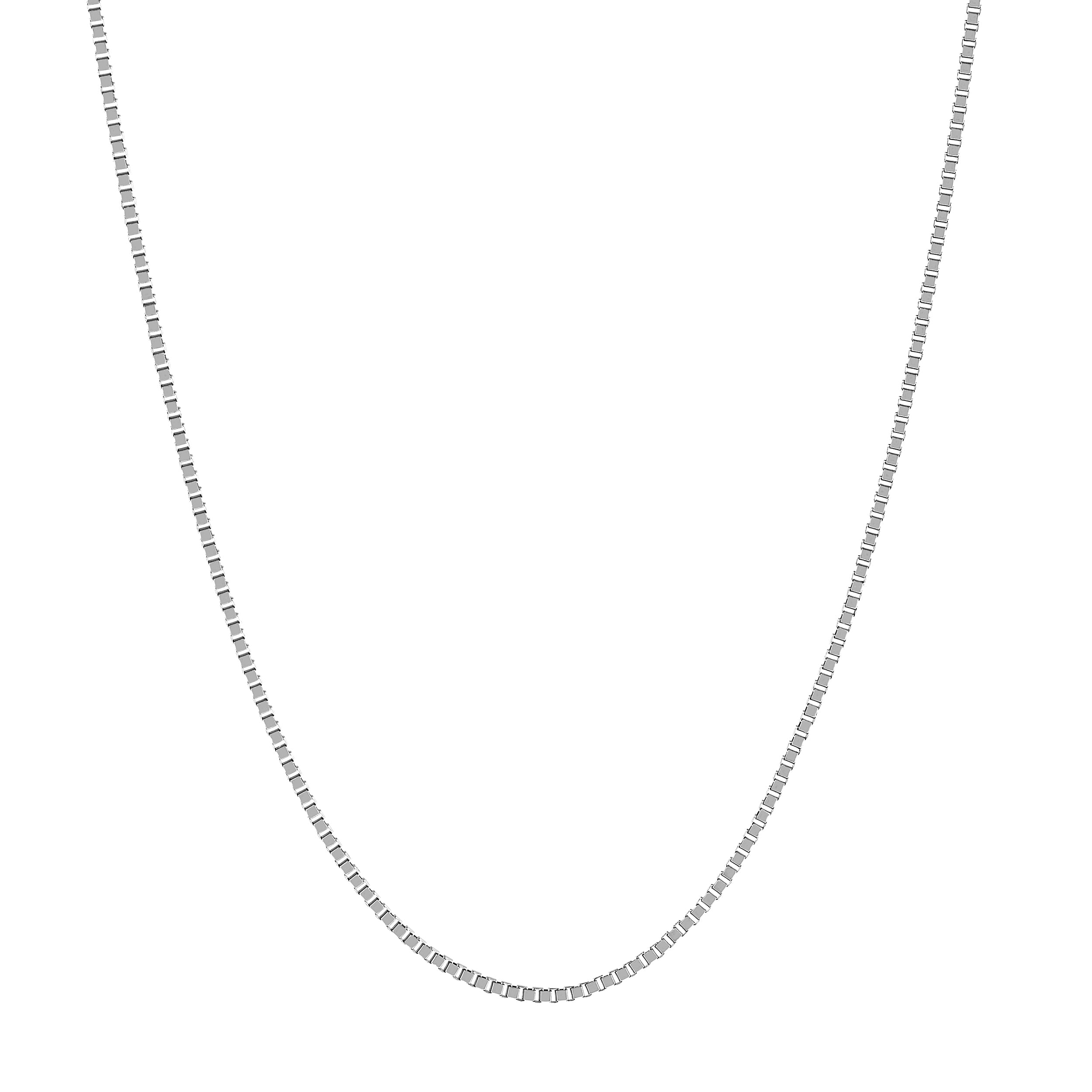0.66mm Box Chain Lobster Lock Japanese Tag