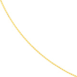 0.55mm Adjustable Box Chain with Spring Ring