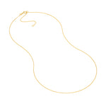 0.55mm Adjustable Box Chain with Spring Ring