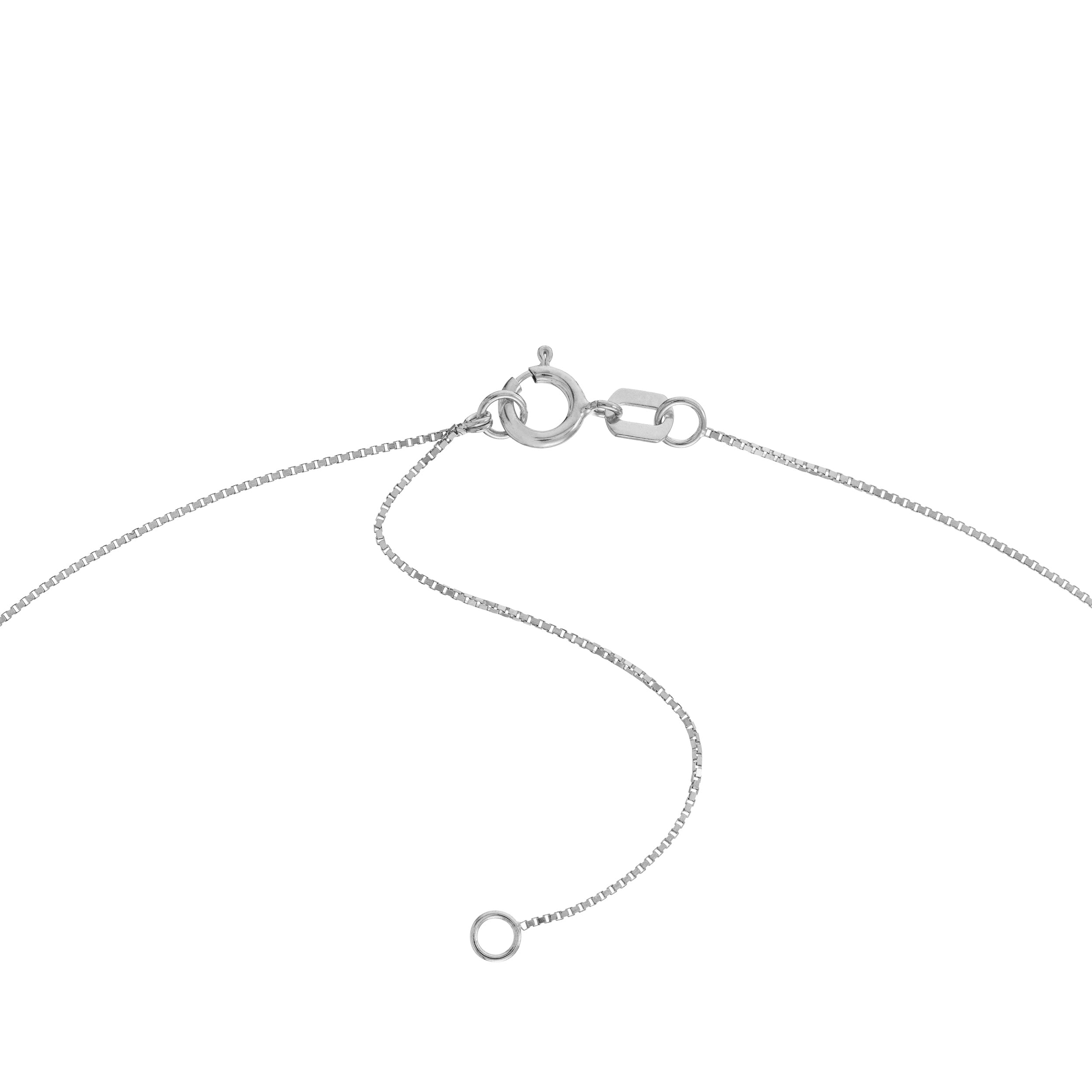 0.55mm Adjustable Box Chain with Spring Ring