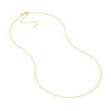 0.55mm Adjustable Box Chain with Spring Ring