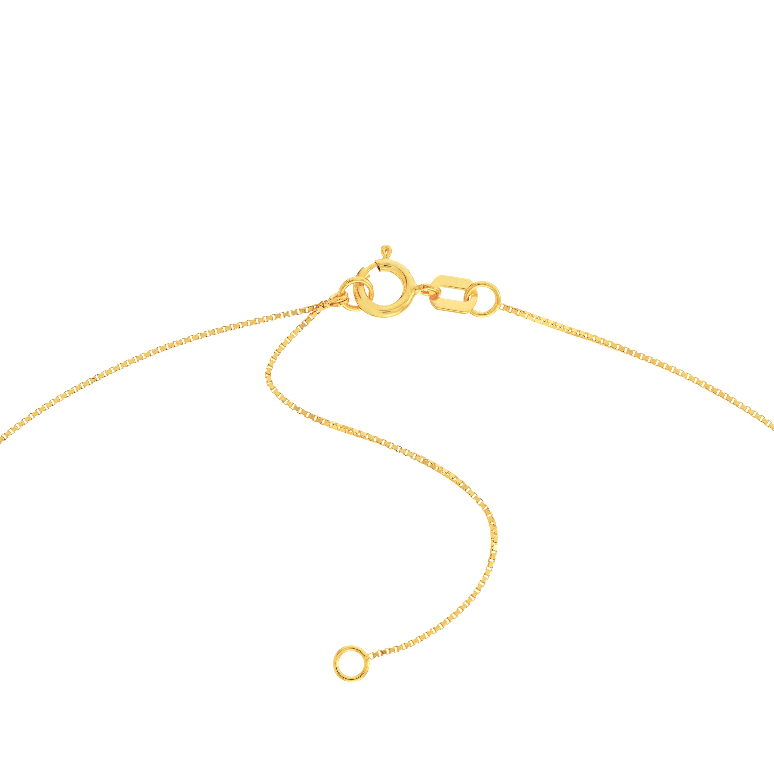 0.55mm Adjustable Box Chain with Spring Ring
