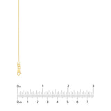 0.9mm Adjustable Cable Chain with Lobster Lock