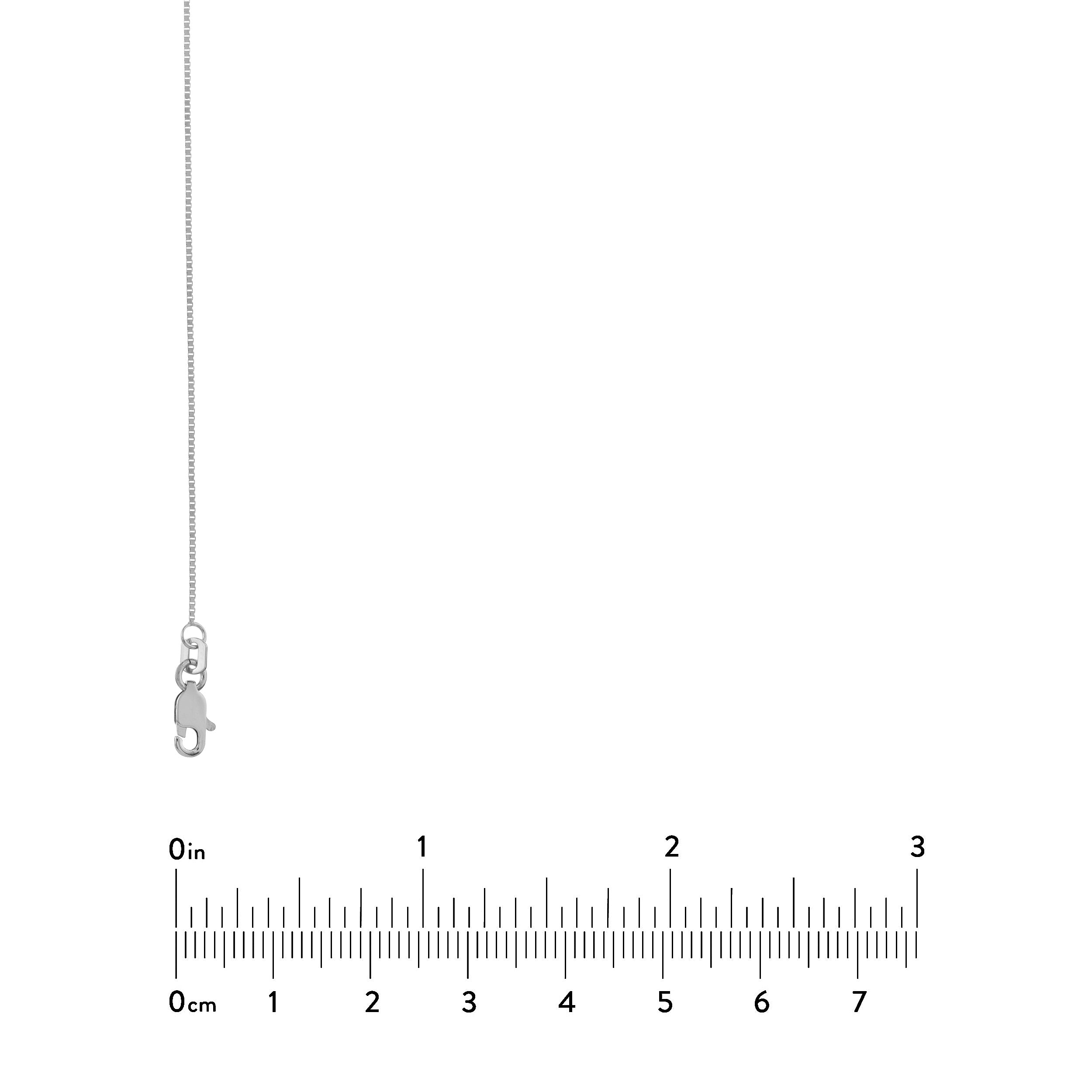 0.66mm Adjustable Box Chain with Lobster Lock