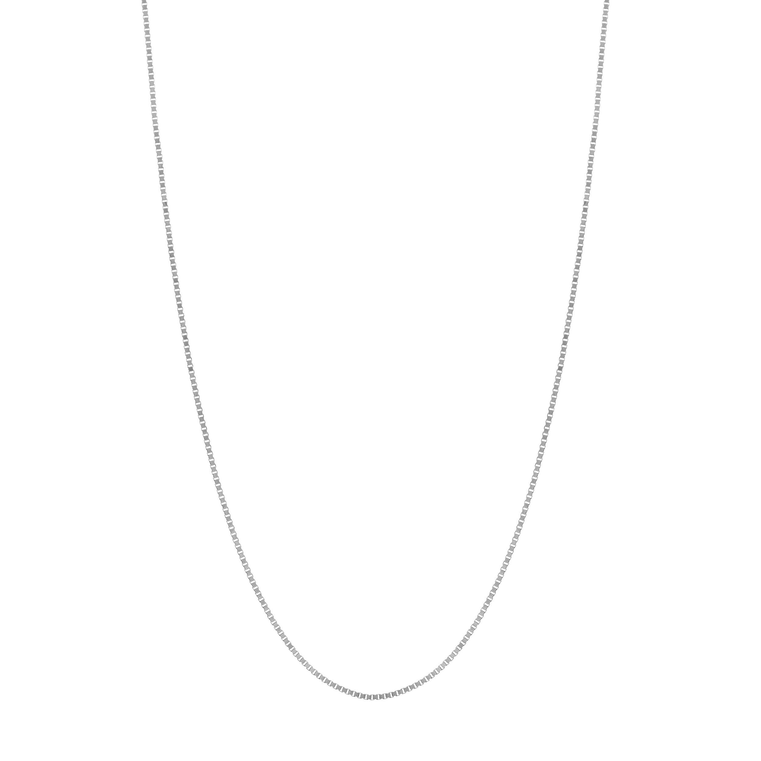 0.66mm Adjustable Box Chain with Lobster Lock