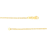 1.4mm Singapore Chain with Lobster Lock