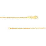 1.4mm Singapore Chain with Lobster Lock