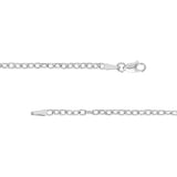 Sterling Silver 2.15mm Designer Rolo Chain with Lobster Lock