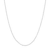 Sterling Silver 0.75mm Pendant Rope Chain