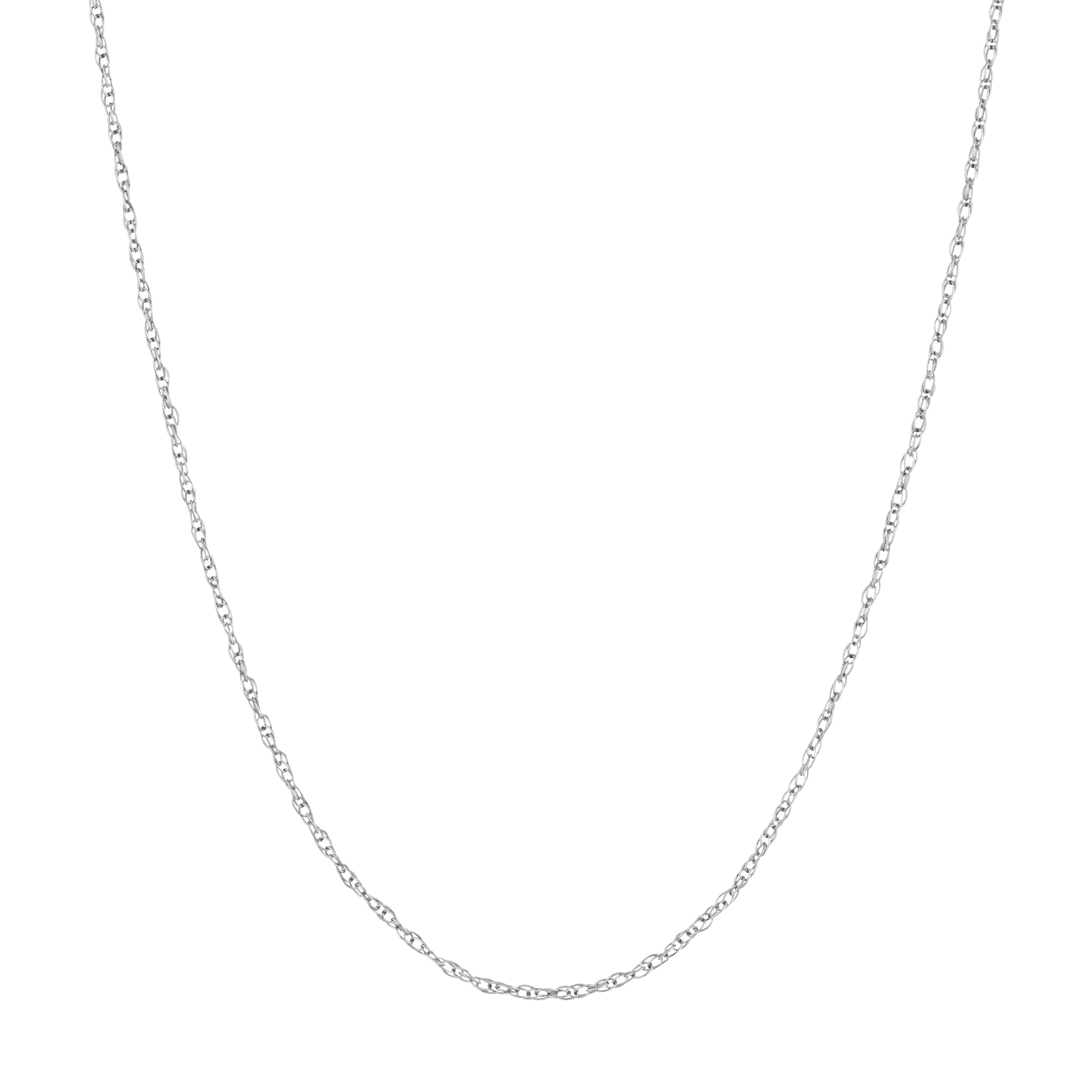 Sterling Silver 0.75mm Pendant Rope Chain