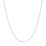 Sterling Silver 0.6mm Box Chain with Spring Ring