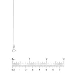 Sterling Silver 0.6mm Box Chain with Spring Ring