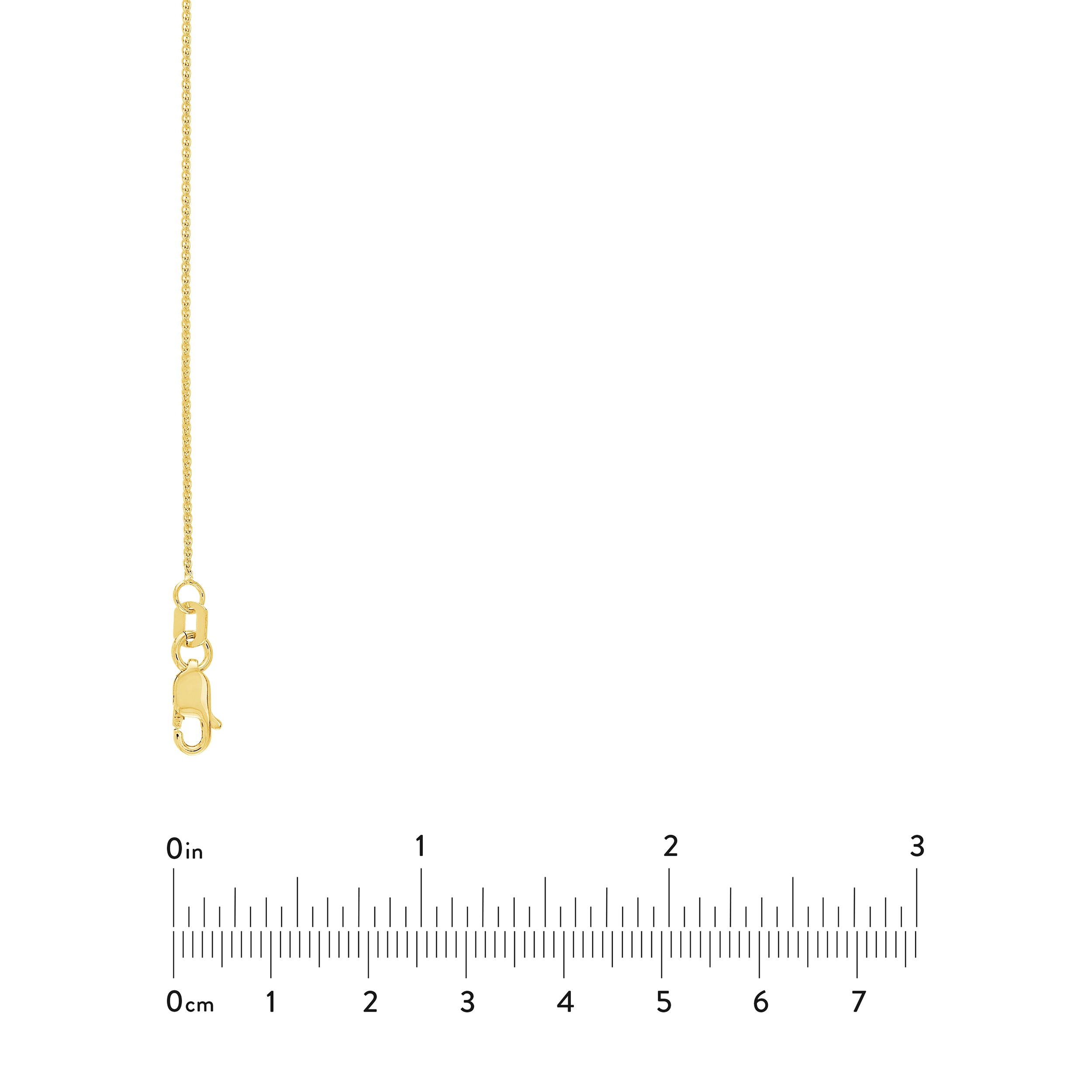 0.85mm Adjustable Wheat Chain with Lobster Lock