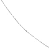 1.15mm Sparkle Singapore Chain with Lobster Lock