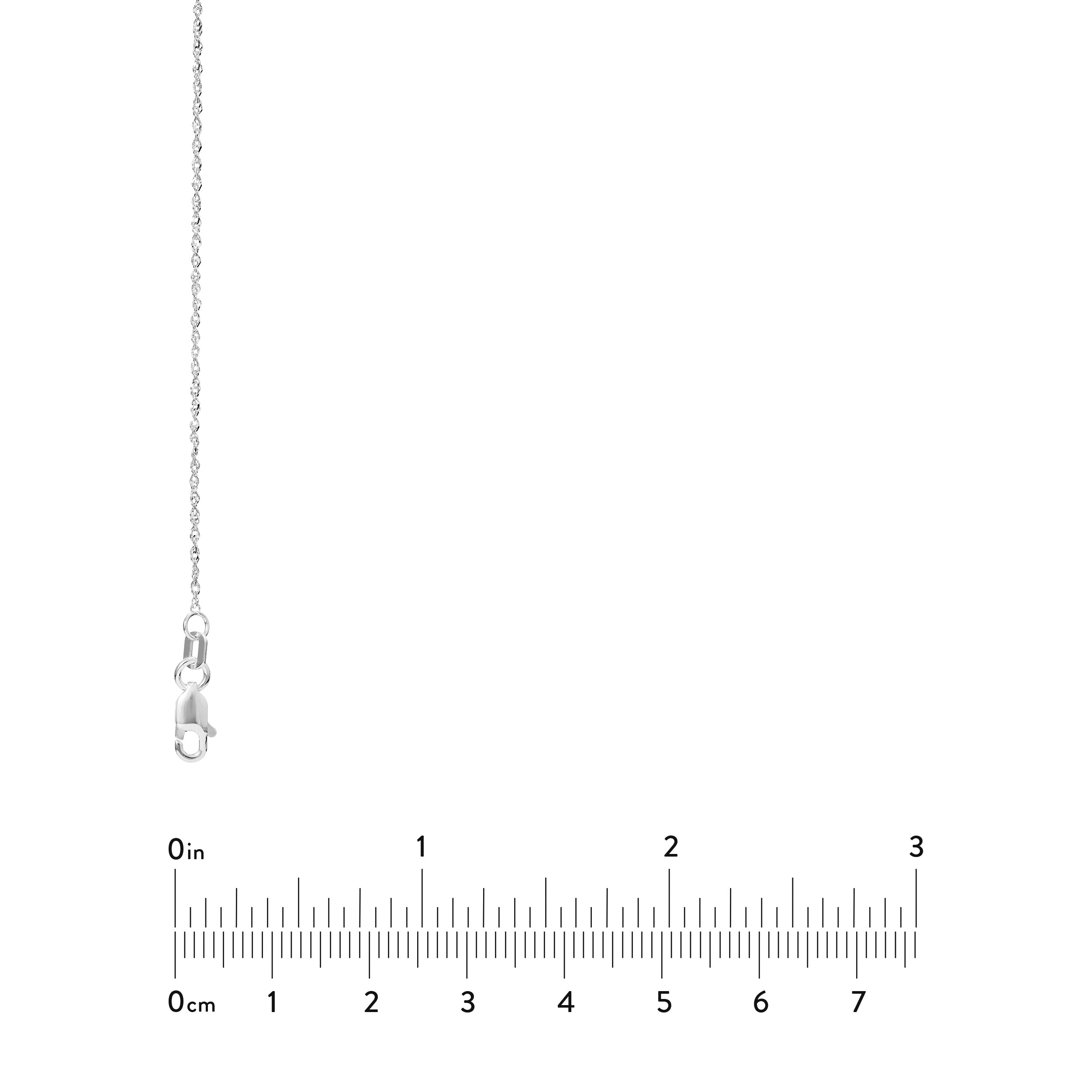 1.15mm Sparkle Singapore Chain with Lobster Lock