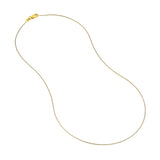 1.05mm Two-Tone Pavé Wheat Chain with Lobster Lock
