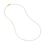 1.05mm Two-Tone Pavé Wheat Chain with Lobster Lock