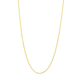 1.05mm Two-Tone Pavé Wheat Chain with Lobster Lock