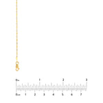 1.35mm Yellow/White Dorica Chain with Lobster Lock