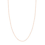 1.35mm Rose/White Dorica Chain with Lobster Lock
