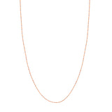 1.35mm Rose/White Dorica Chain with Lobster Lock
