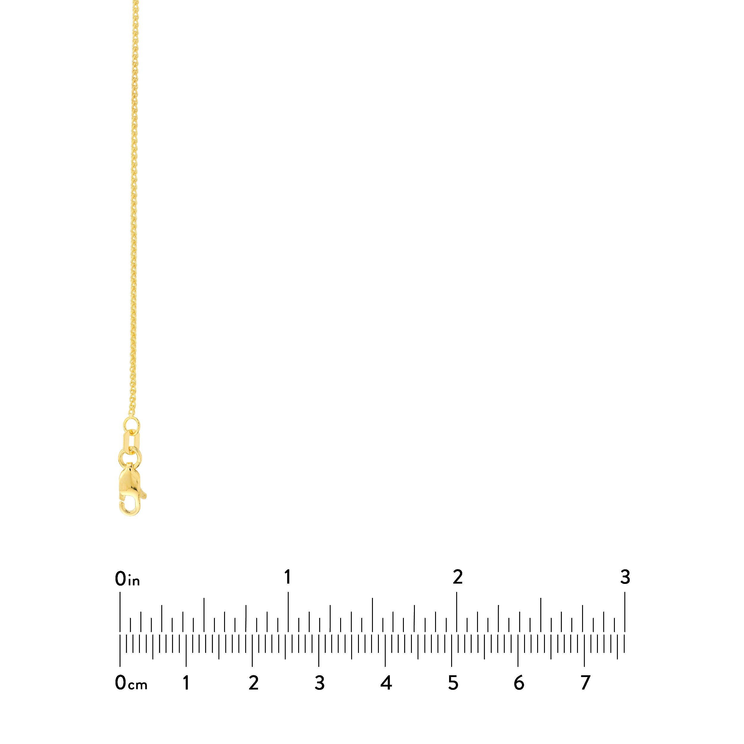 1.05mm Adjustable Wheat Chain with Lobster Lock
