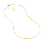 1.05mm Adjustable Wheat Chain with Lobster Lock