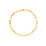 3.4mm Box Chain Bracelet with Spring Ring