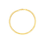 3.4mm Box Chain Bracelet with Spring Ring