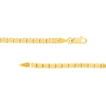 3.4mm Box Chain Bracelet with Spring Ring